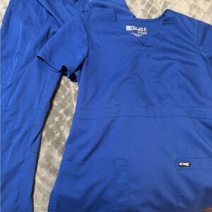 Grey's Anatomy Blue Scrub Set